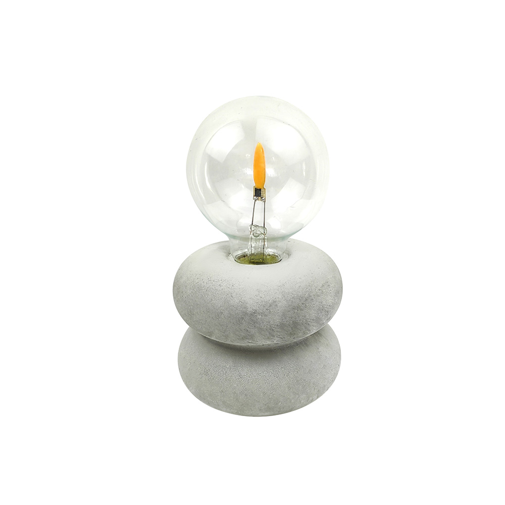 Lampada da scrivania a LED a base di cemento rotante