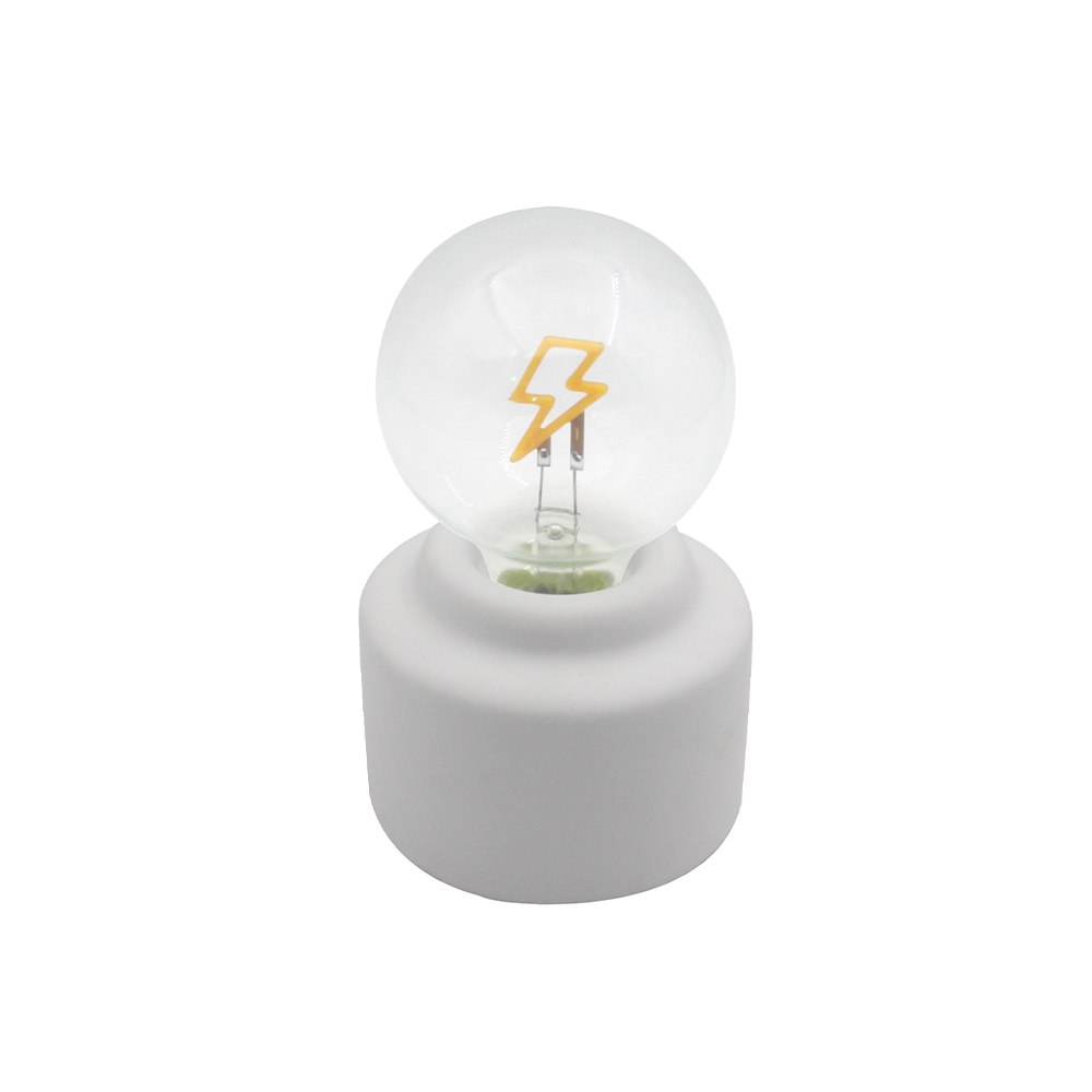 Luce bottiglia a base di cemento a LED Luce