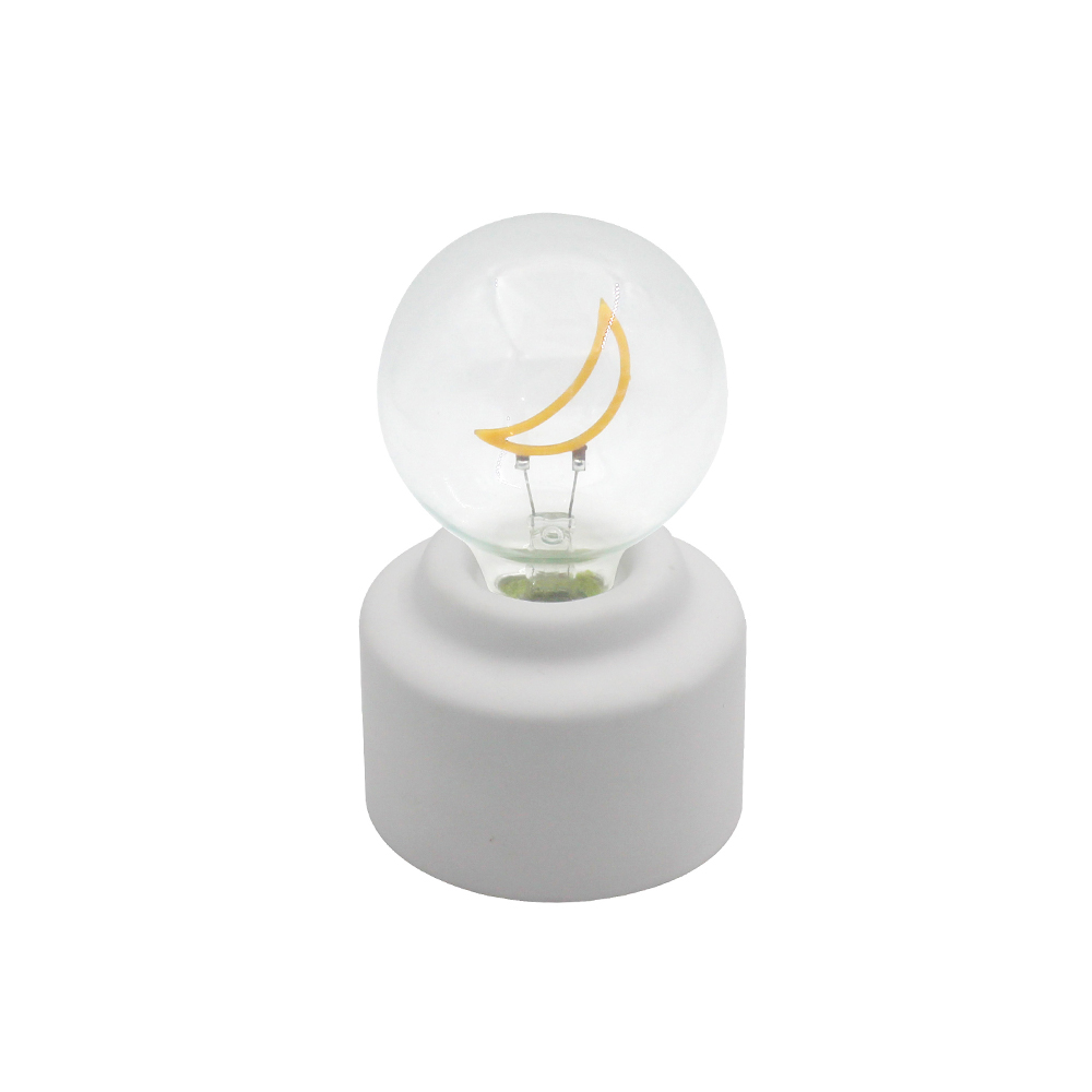 Luce bottiglia a base di cemento a LED Luce