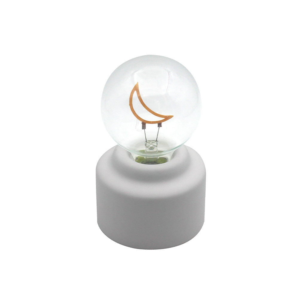 Luce bottiglia a base di cemento a LED Luce