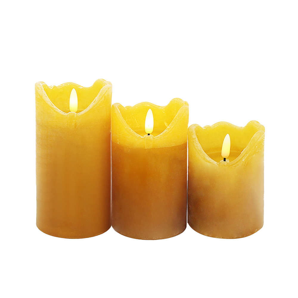 Candela a LED a foglia d'acero